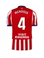 Moške Nogometnih dresov Atletico Madrid Rodrigo Mendoza #4 Domači 2026-27 Kratki rokavi Moške Nogometnih dresov Atletico Madrid Rodrigo Mendoza #4 Domači 2026-27 Kratki rokavi
